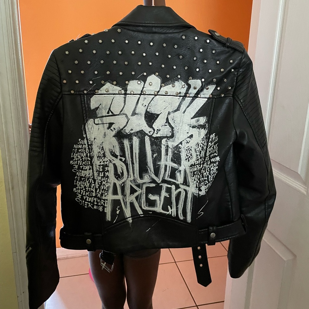 Zara TRF Outerwear leather jacket